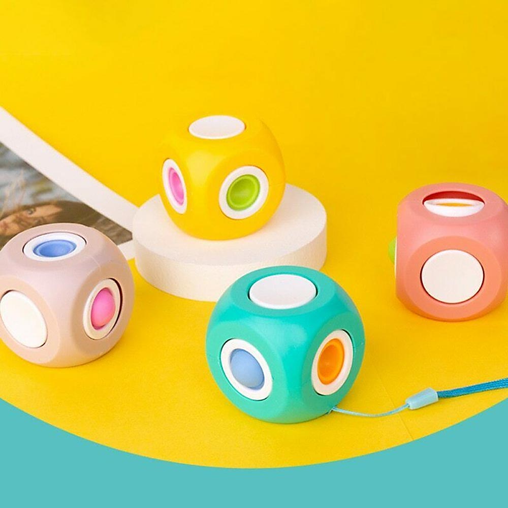 Green-Orange Sensory Silicone Flipping Board babaPACK PopMaster? Simple Dimple Fidget Toy Push Pop Mini Fidget for Kids Adults
