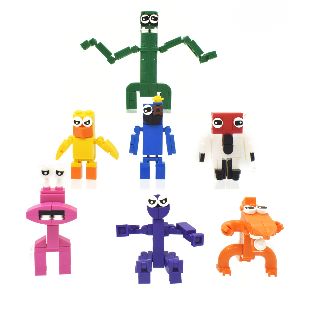 12 st/ set Roblox Rainbow Friends Figurer Modelldockor som present