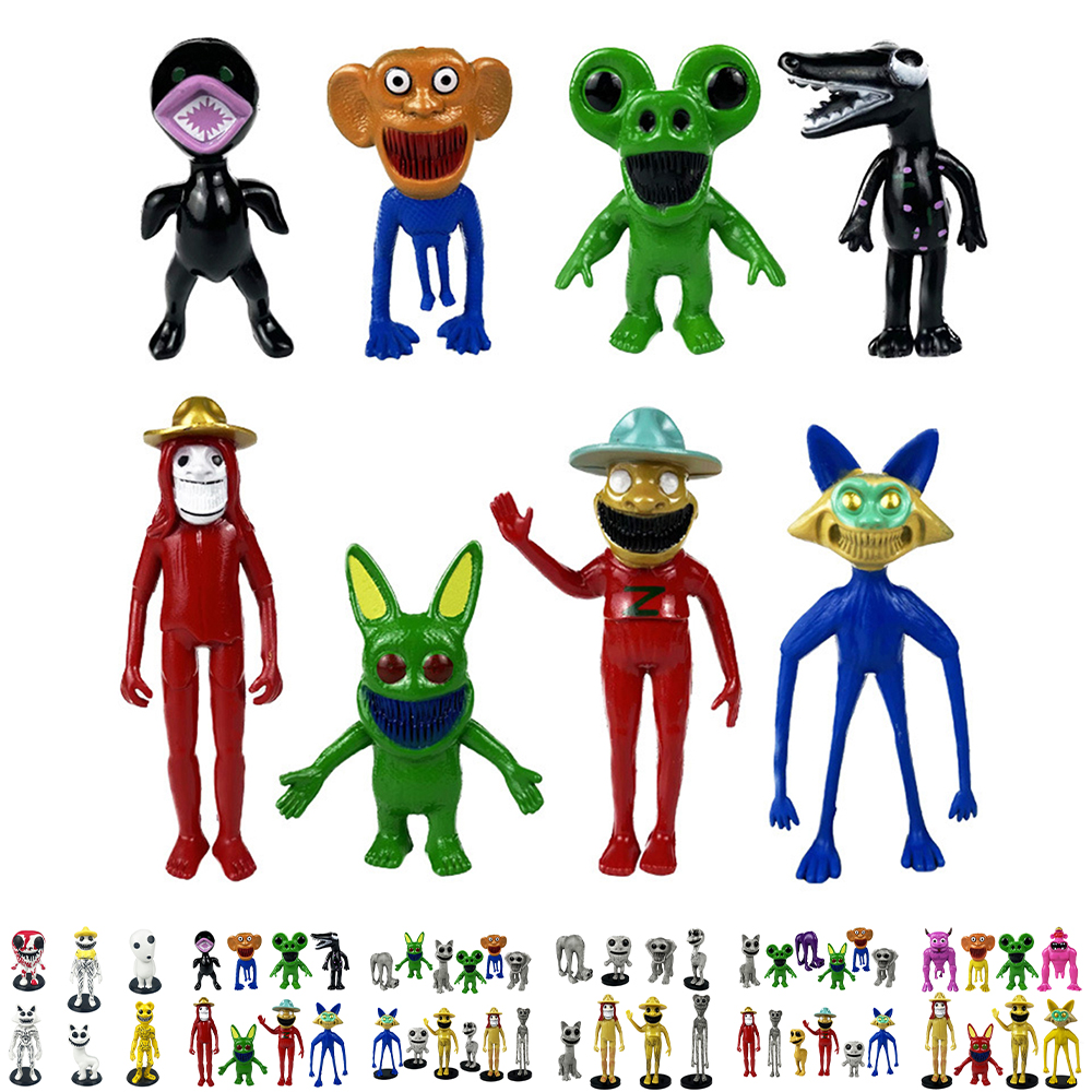 6er Set Zoonomalie Q-Version Figuren – Ca. 13 Cm, PVC, Bunte Anime-Figuren Zum Sammeln