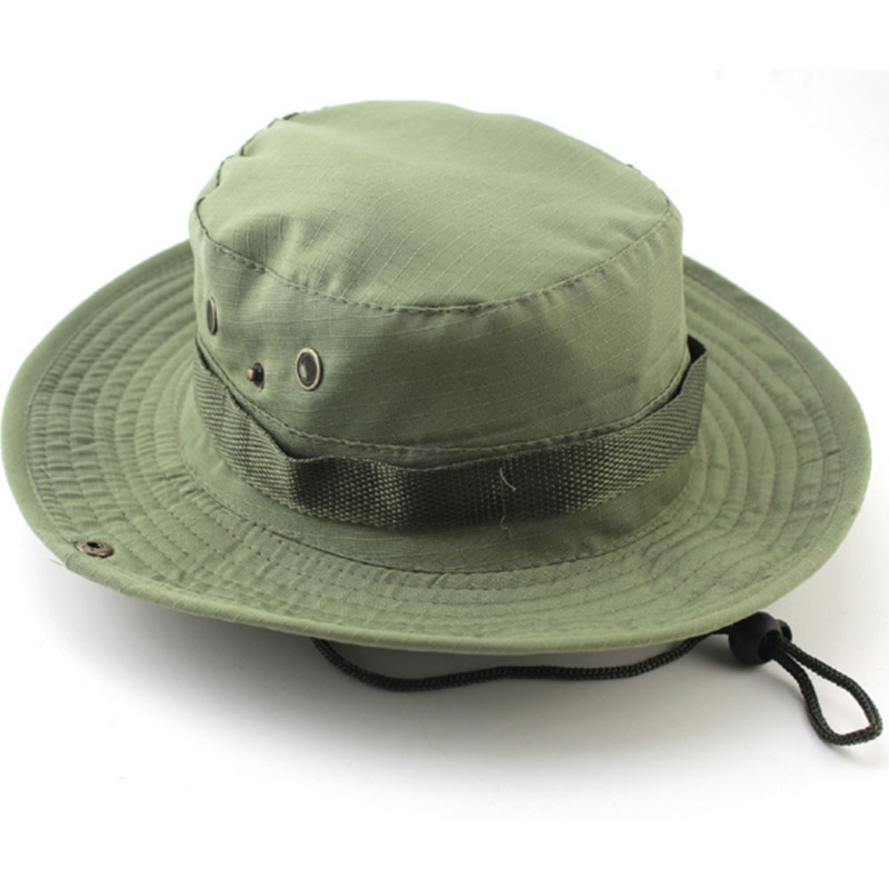Mens British Army Military Camo Hat Jungle Bush Sun Cap For Hiking Fishing