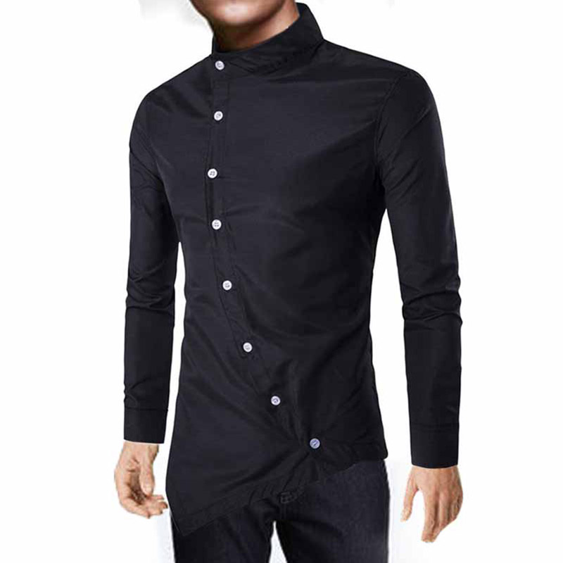 black dress shirt casual