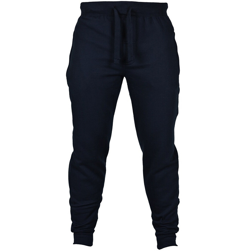 mens plain black tracksuit bottoms