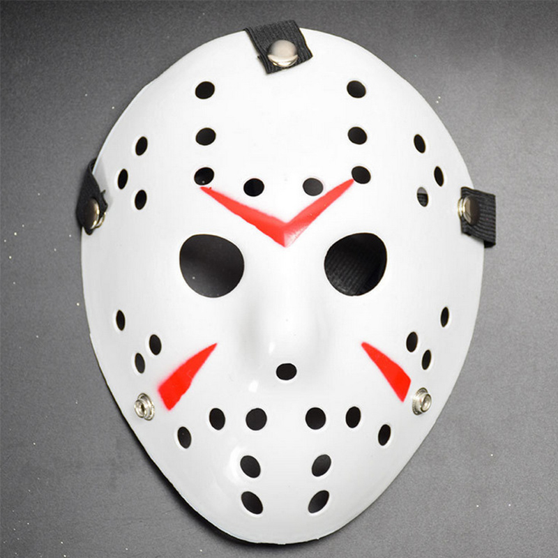 Image 8 - Halloween Deluxe Jason Hockey Mask Friday 13th Unisex Fancy Dress Cosplay Props