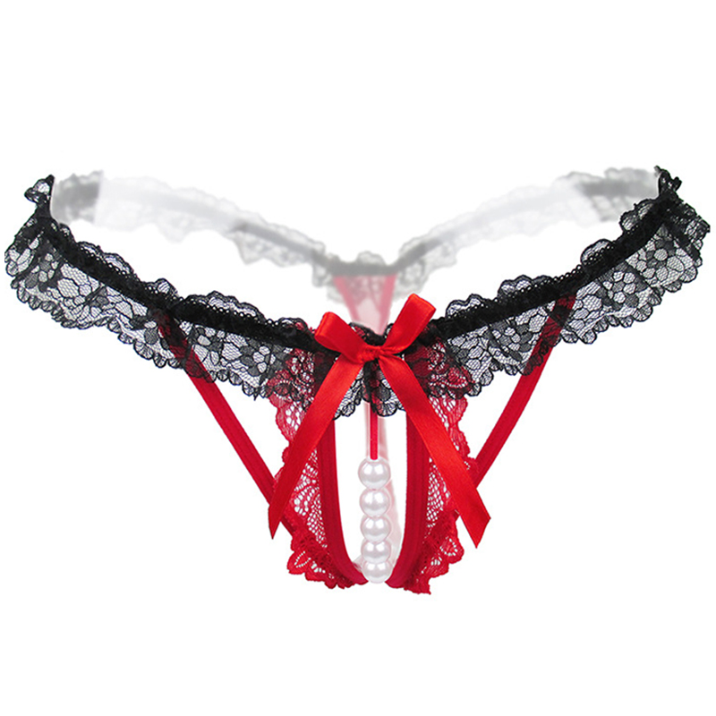 Sexy Thongs Panties Open Crotch Crotchless Underwear Pearl Night Lace G String £5 69 Picclick Uk
