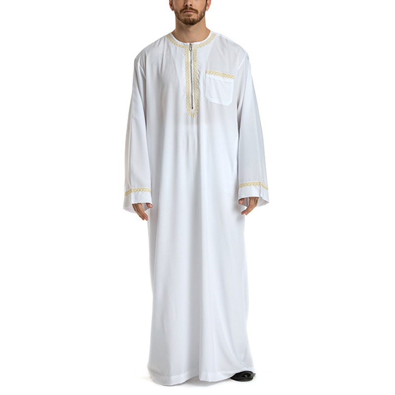 MUSLIM MEN'S THOBE Jubba Abaya Saudi Robes Dishdasha Islamic Arab ...