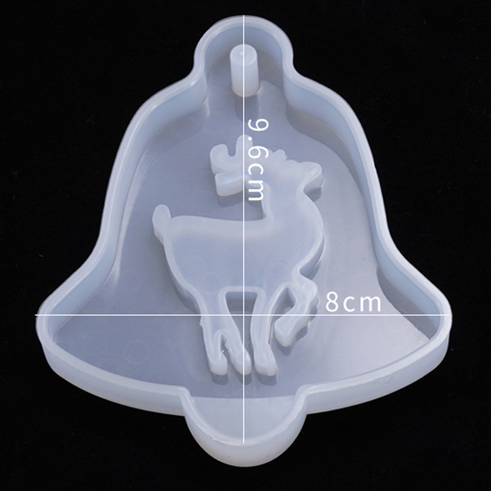 Christmas Hanging Tag Silicone Jewelry Mold making Résine Epoxy Moule Craft Outil 