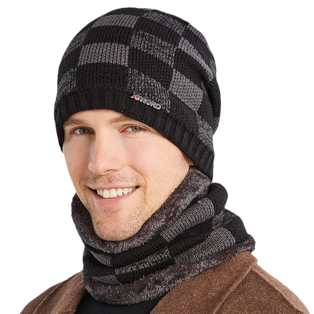 Women Men Snood Scarf Ski Neck Warmer Face Mask Beanie Hat Winter Warm Fashion 