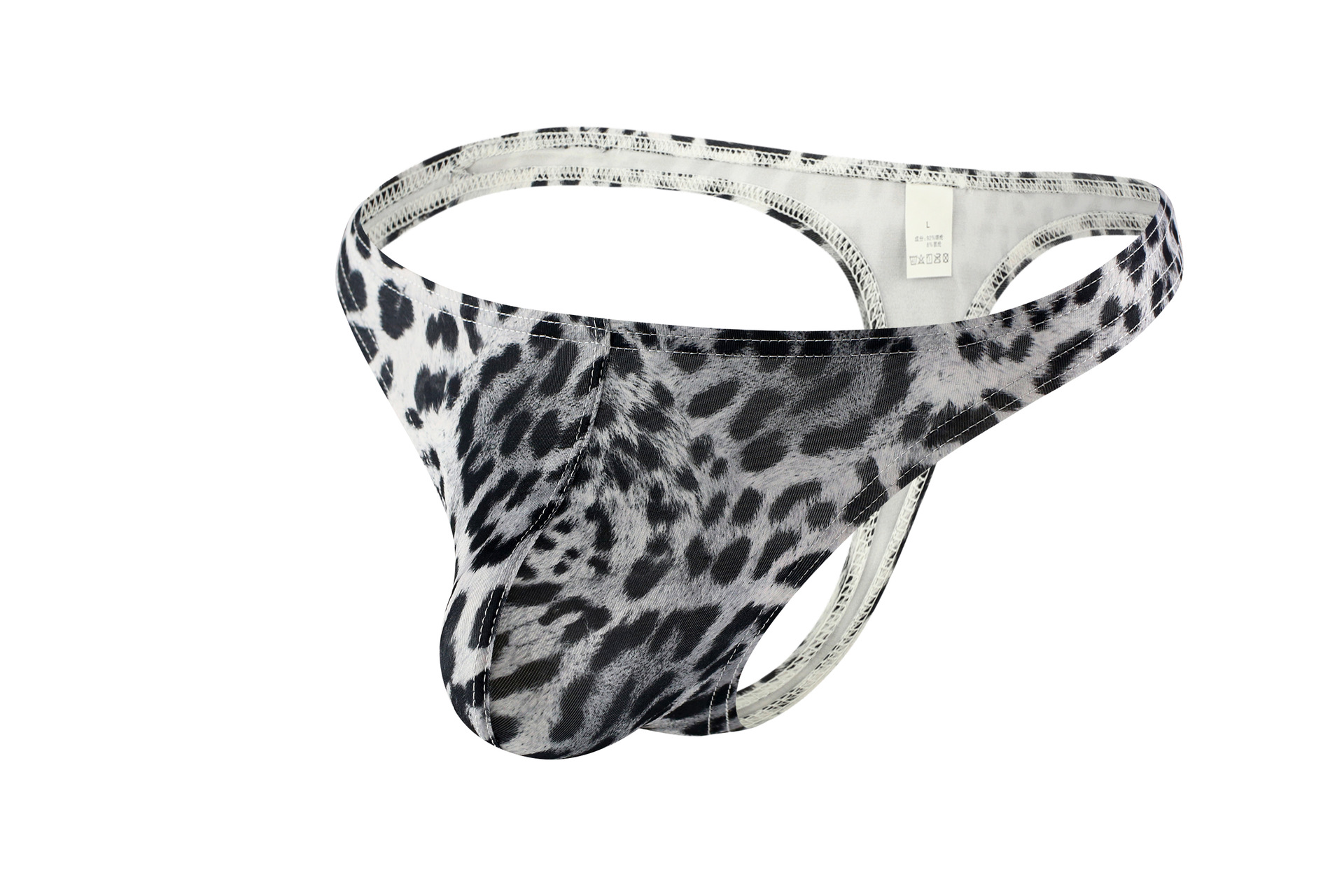 MEN SEXY LEOPARD String Thong Jockstrap Bulge Pouch Stretchy Underpant ...