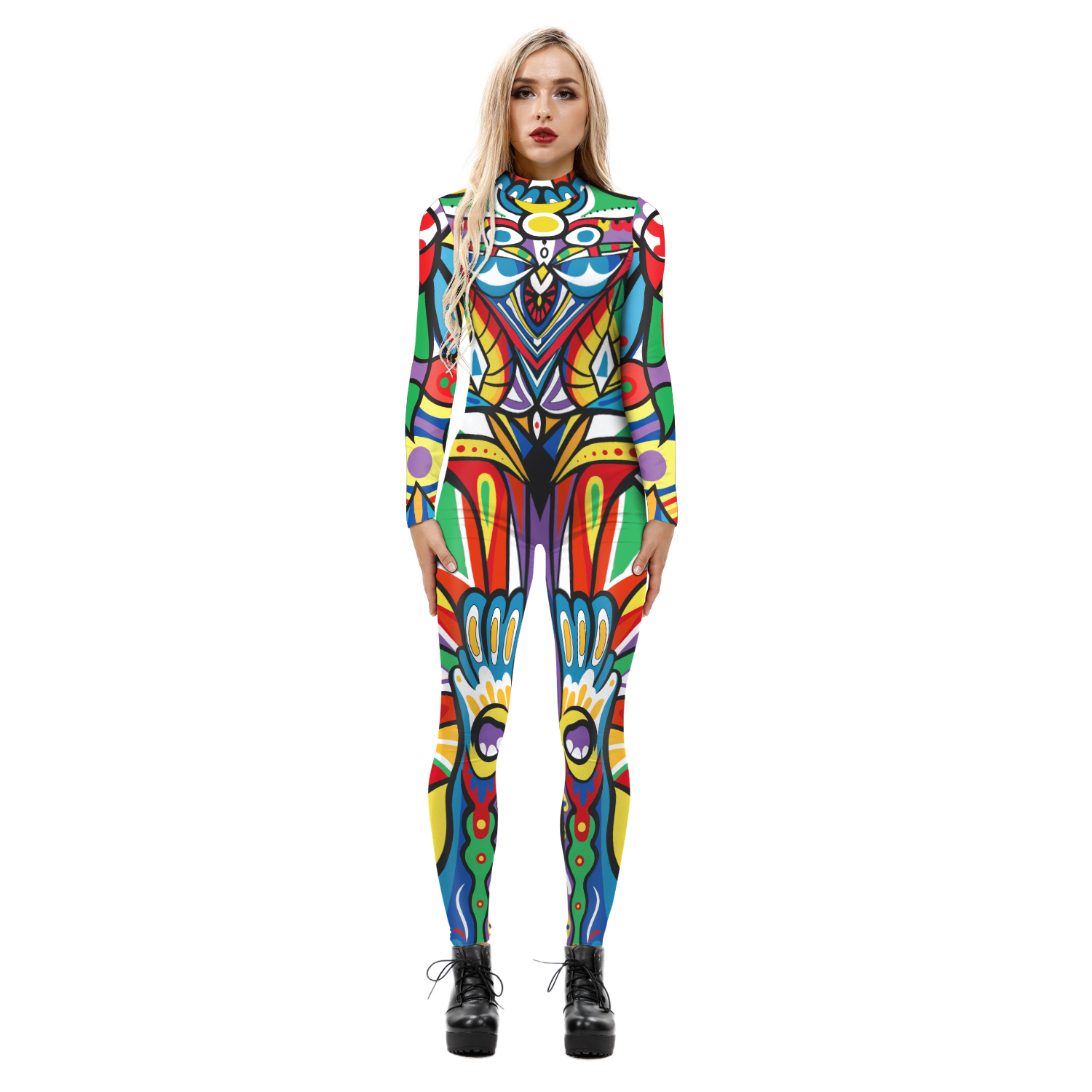 abstract unitard