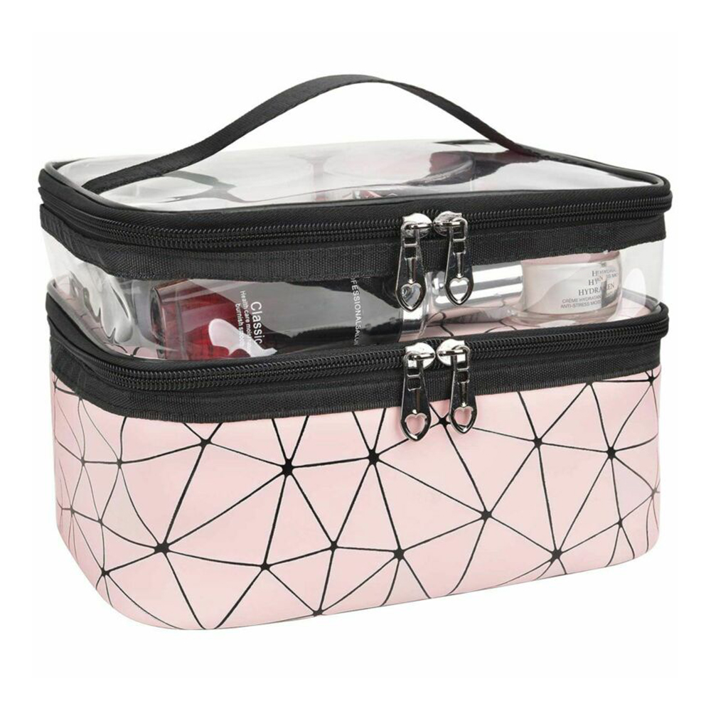 thumbnail 16  - Large Make Up Bag Cosmetic Kits Tech Storage Vanity Case Zipper Beauty Boxes