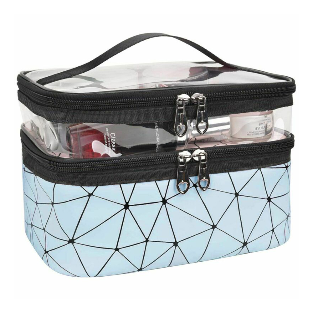 thumbnail 14  - Large Make Up Bag Cosmetic Kits Tech Storage Vanity Case Zipper Beauty Boxes