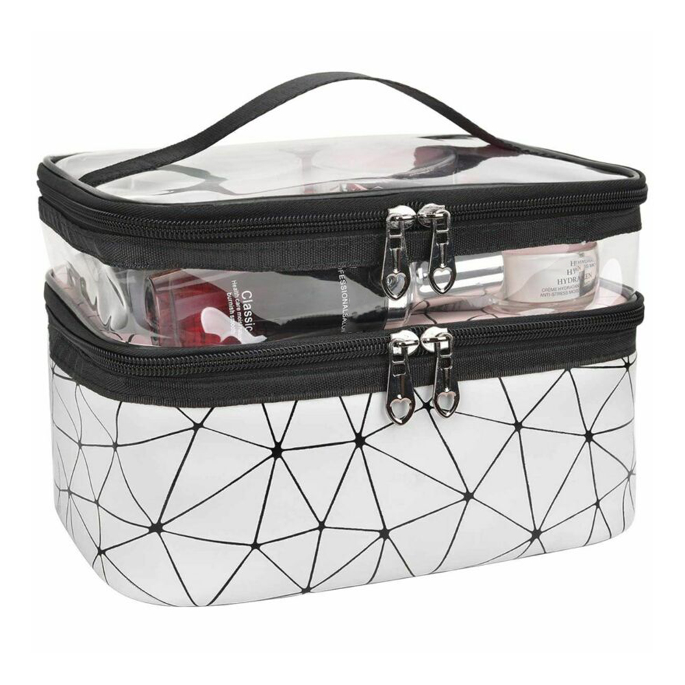 thumbnail 17  - Large Make Up Bag Cosmetic Kits Tech Storage Vanity Case Zipper Beauty Boxes