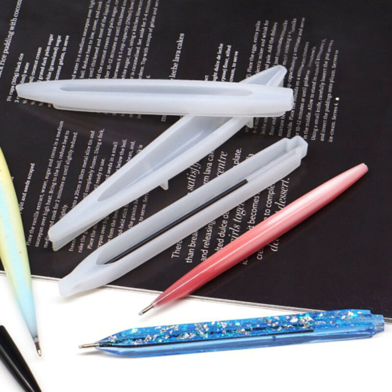 DIY Resin Mould Ballpoint Pen Epoxy Mold Silicone Jewelry Making Tool Craft Gift