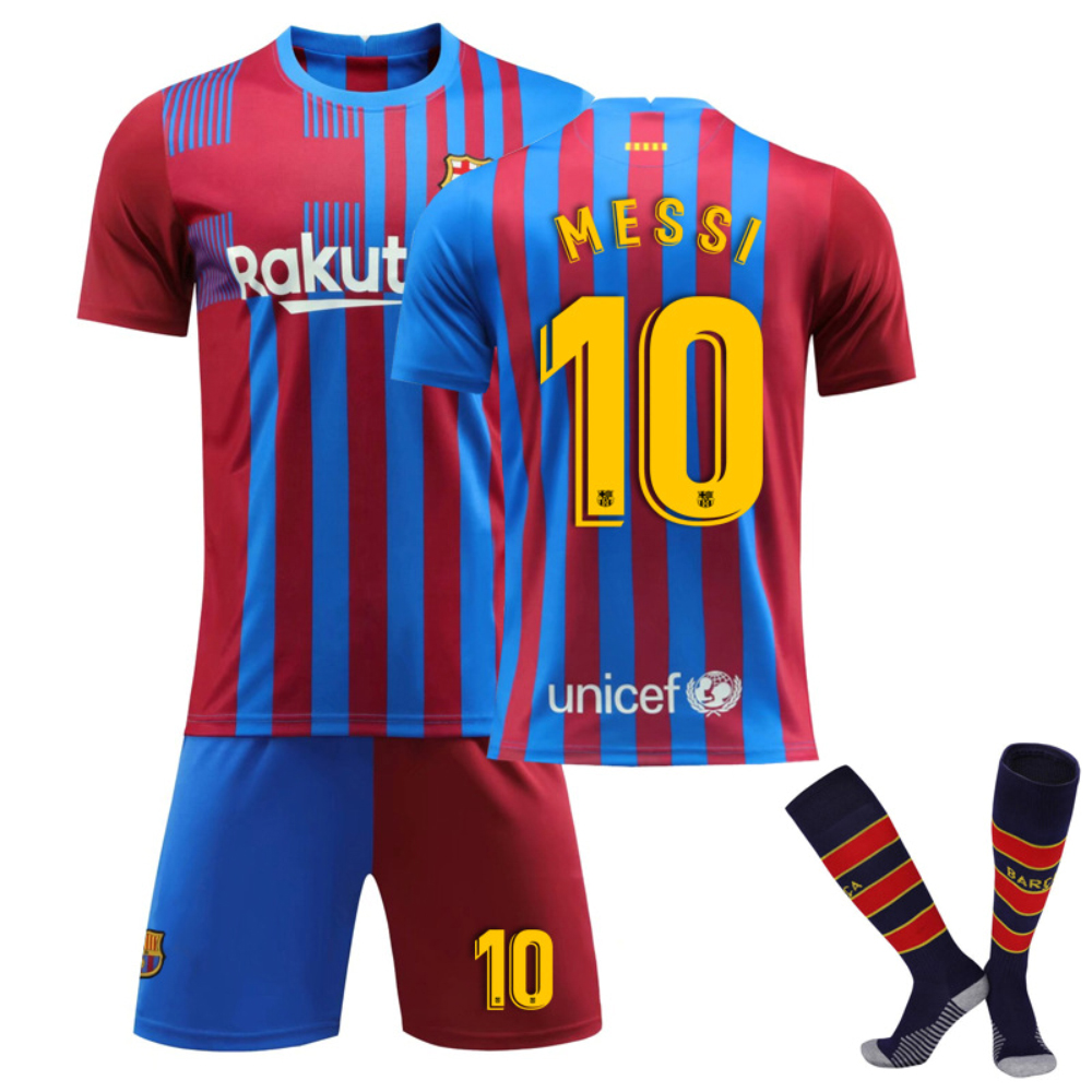 Trikot Fußball Kit Kurzarm Shirt für 3-14 Jahre Jungen Kinder Kit Fans shirt Set 