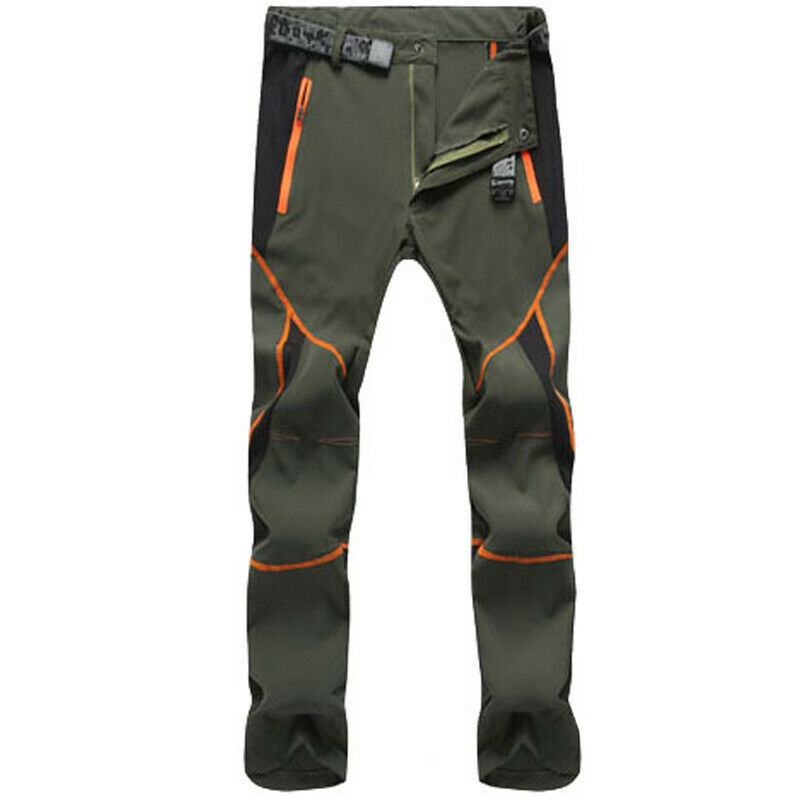 Mens Breathable Cargo Combat Pants Hiking Outdoor Tactical Trousers Long Bottoms 
