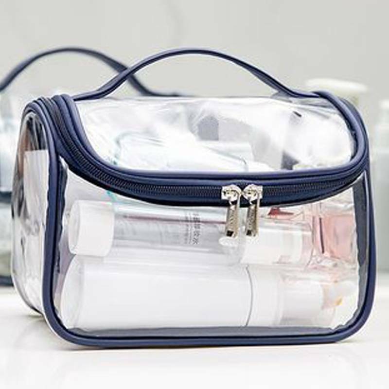 thumbnail 46  - Portable Womens Make Up Storage Zip Vanity Case Cosmetic Travel Beauty Wash Bag