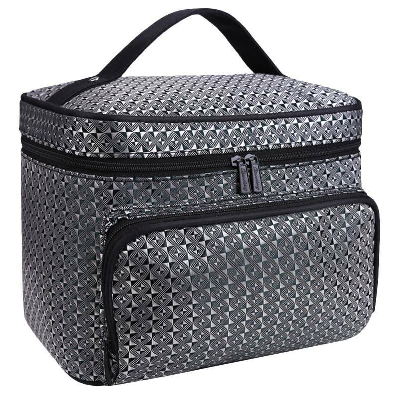 thumbnail 57  - Portable Womens Make Up Storage Zip Vanity Case Cosmetic Travel Beauty Wash Bag
