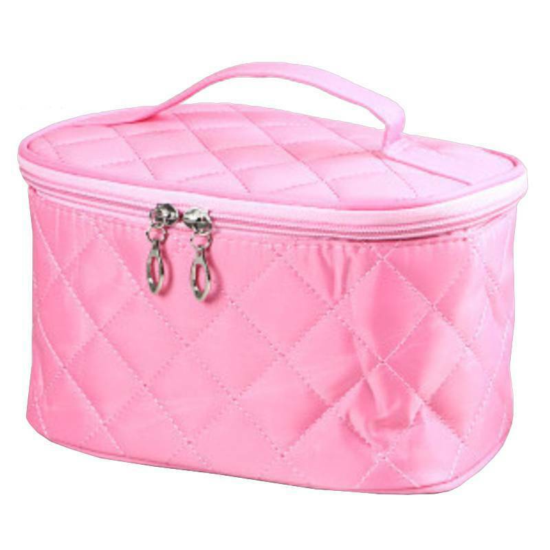 thumbnail 49  - Portable Womens Make Up Storage Zip Vanity Case Cosmetic Travel Beauty Wash Bag