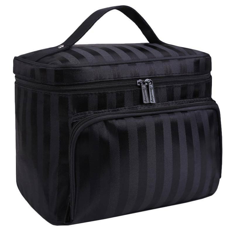 thumbnail 31  - Portable Womens Make Up Storage Zip Vanity Case Cosmetic Travel Beauty Wash Bag