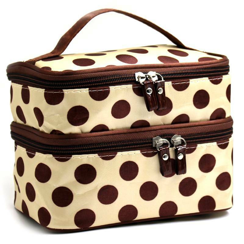 thumbnail 74  - Ladies Cosmetic Makeup Bags Case Stylish Wash Toiletry Traveling Storage Handbag