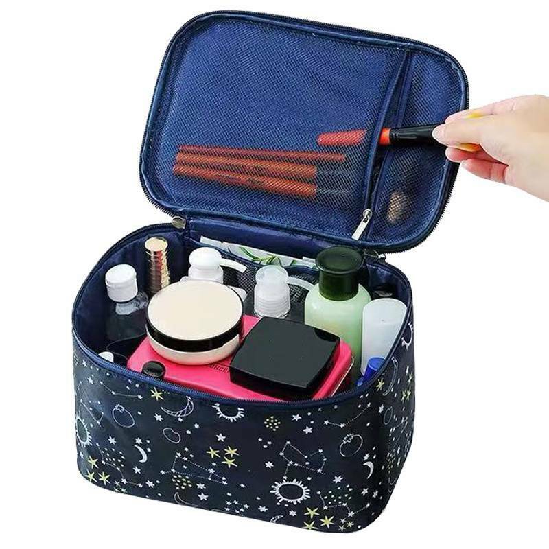 thumbnail 81  - Women Wash Pouch Toiletry Casual Storage Handbag Cosmetic Box Makeup Bag Cases