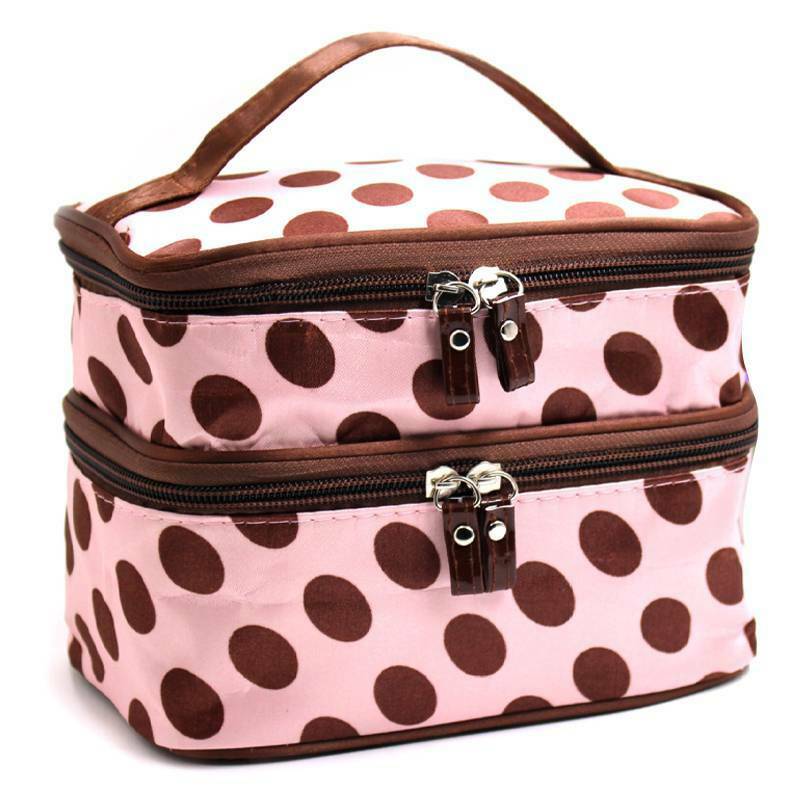 thumbnail 64  - Ladies Cosmetic Make Up Bag Case Elegant Travel Wash Toiletry Storage Handbags