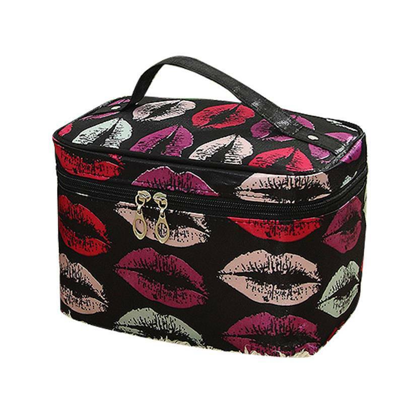 thumbnail 47  - Women Wash Pouch Toiletry Casual Storage Handbag Cosmetic Box Makeup Bag Cases