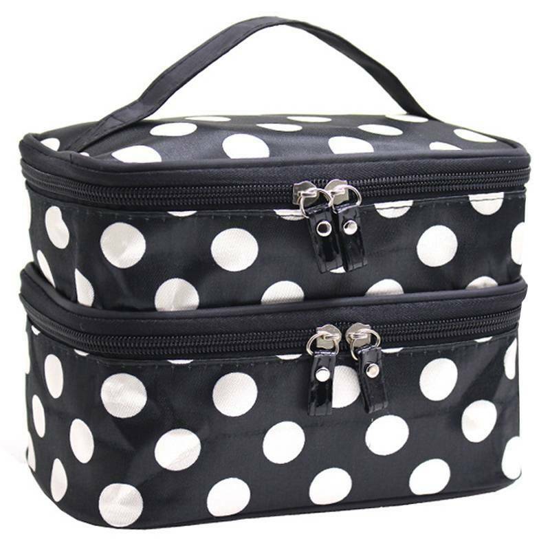 thumbnail 65  - Ladies Cosmetic Make Up Bag Case Elegant Travel Wash Toiletry Storage Handbags
