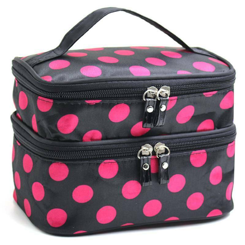 thumbnail 66  - Ladies Cosmetic Make Up Bag Case Elegant Travel Wash Toiletry Storage Handbags
