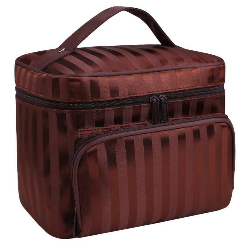 thumbnail 22  - Womens Large Capacity Case Box Travel Cosmetic Organiser Storage Make Up Bag