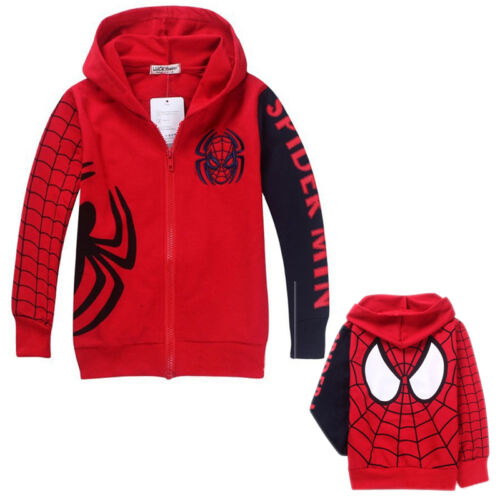 Spiderman Kinder Trainingsanzug Jungen Kapuzenpullover Sweatshirt Hose Sport Set