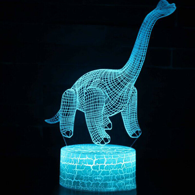 thumbnail 25  - 3D illusion Night Light LED Table Desk Lamps 7 Colour Change Kids Birthday Gifts