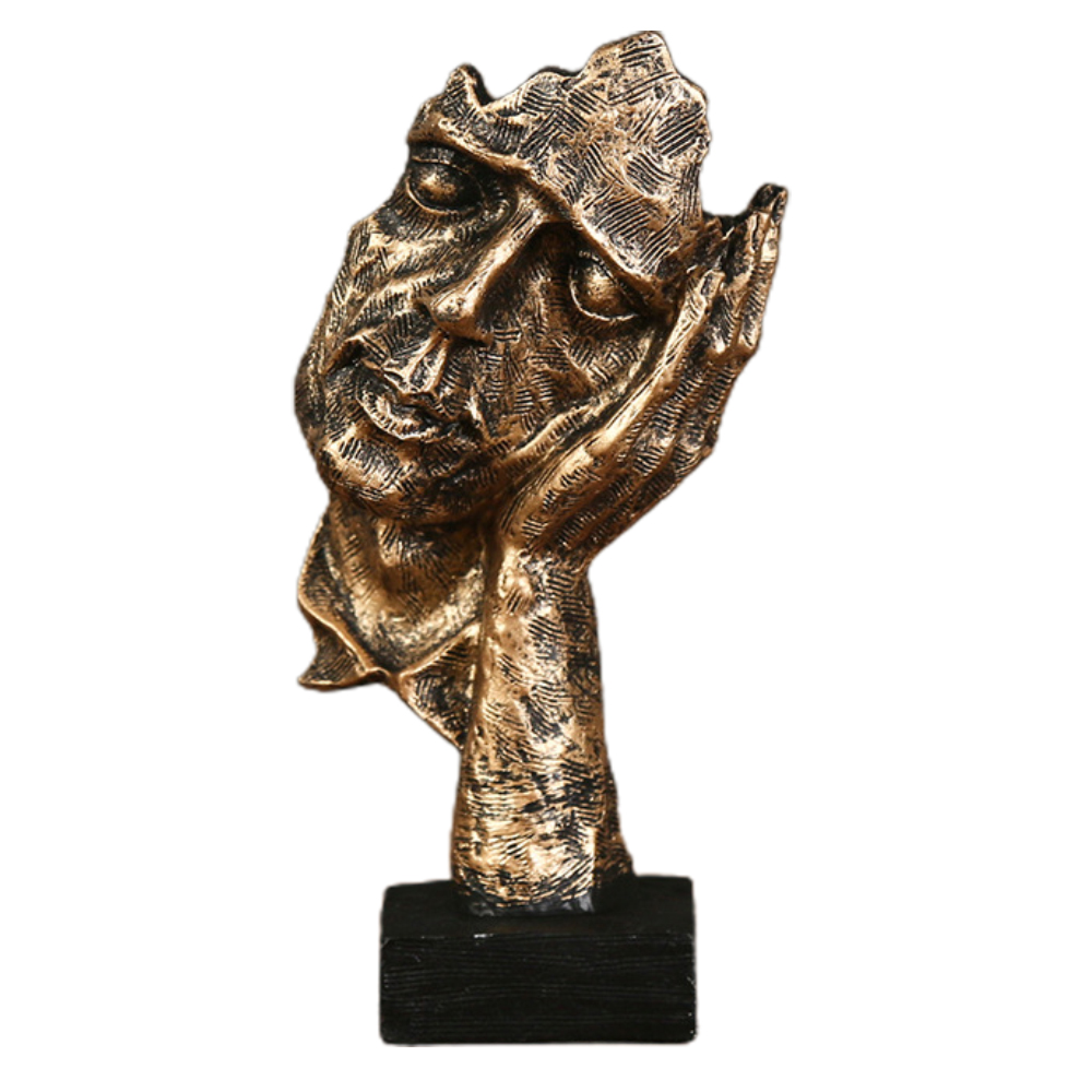 Details about   Novelty Abstract Face Statue Resin Figurine Decors Sculpture Modern Art Ornament 