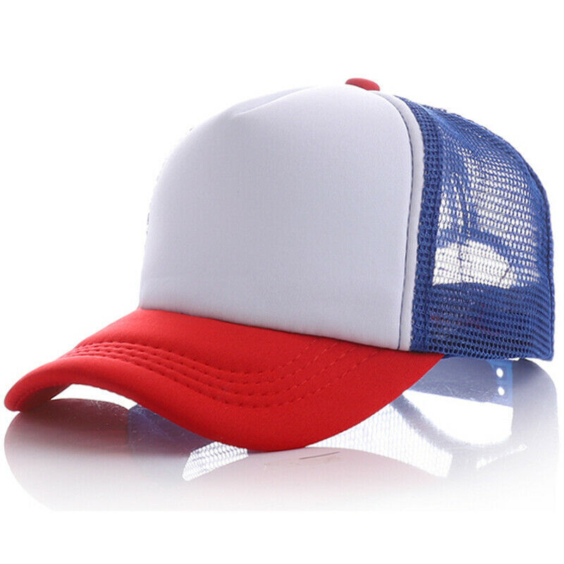 AMOYER Kids Baseball Cap Toddler Boy Girl Mesh Trucker Plain Cap Adjustable Camo Snapback Hat 