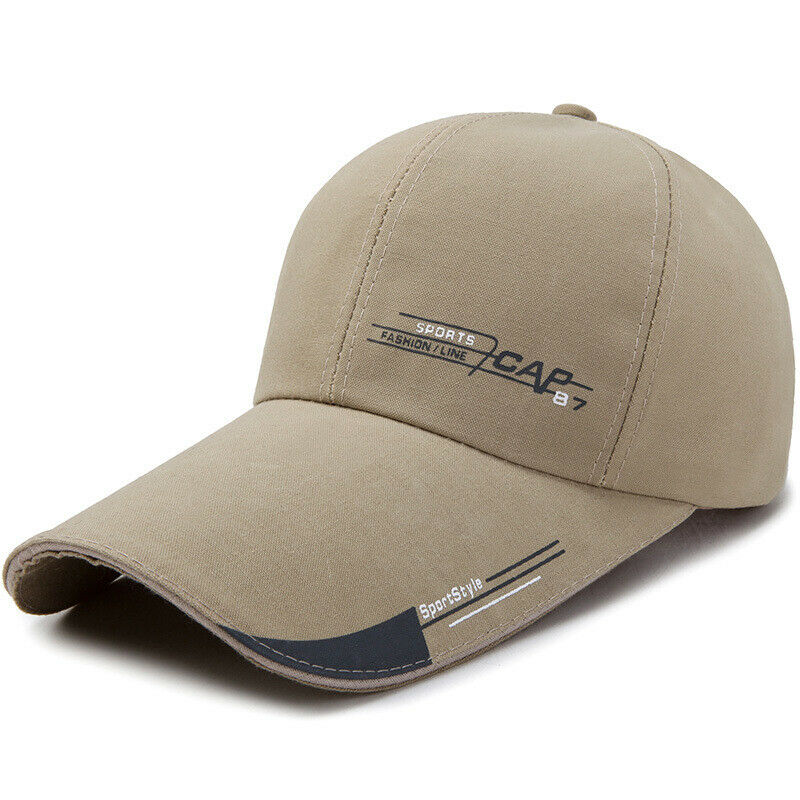 Unisex Extra Long Bill Baseball Cap Adjustable Sun Hat, 49% OFF