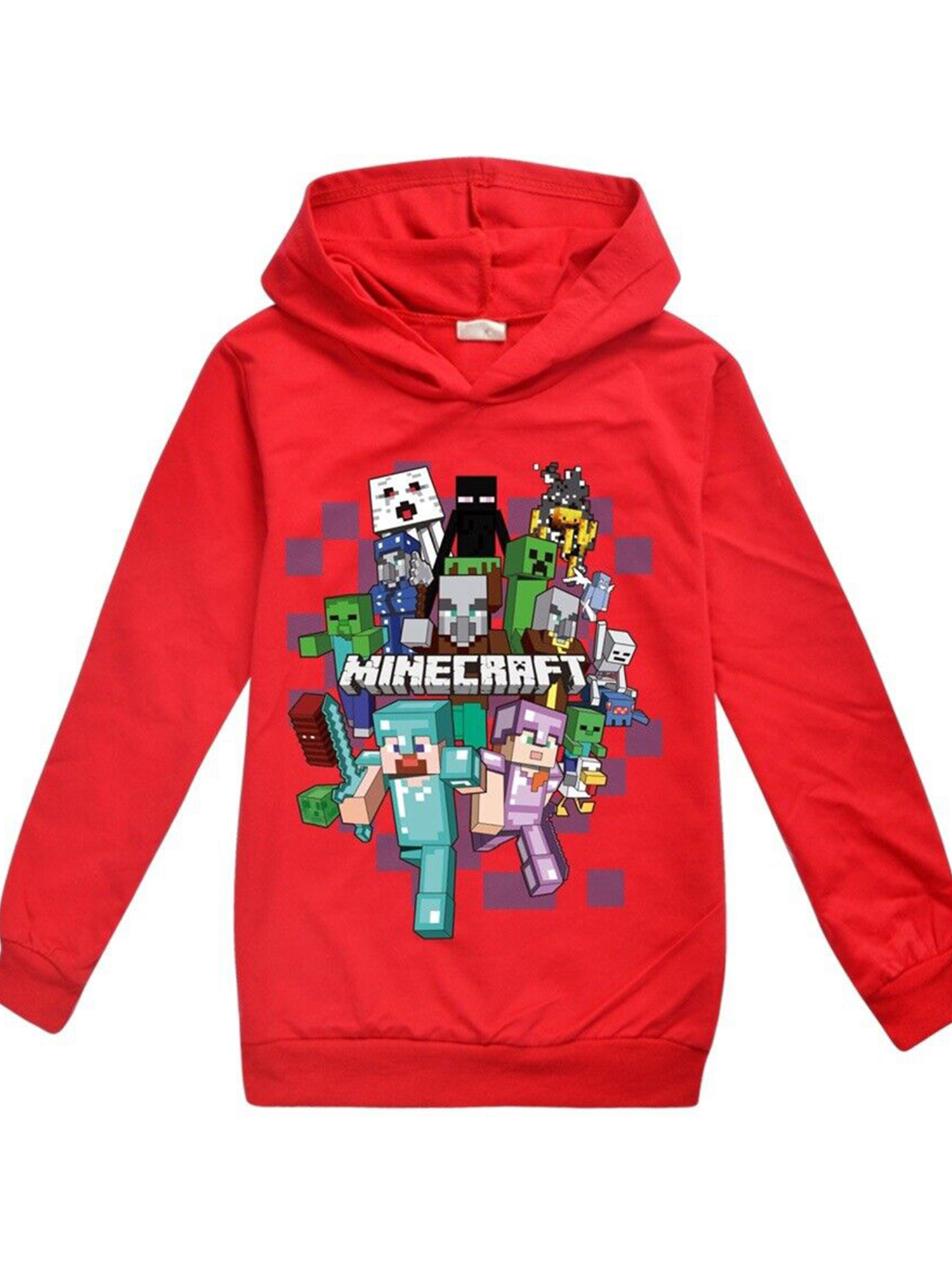 Boy's Girls Minecrafts Casual Hoodie Sweatshirt Print Long Sleeve Pullover New - Bild 15 von 21