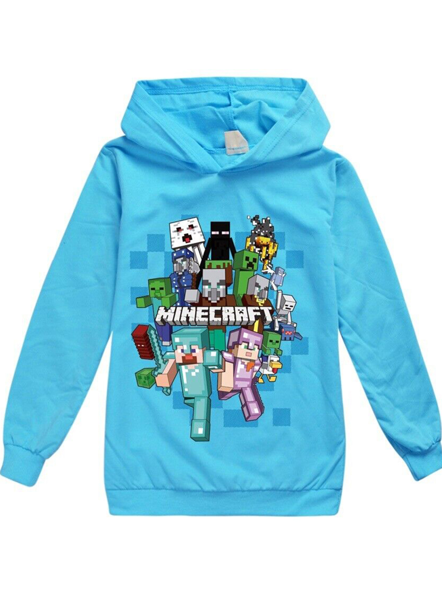 Boy's Girls Minecrafts Casual Hoodie Sweatshirt Print Long Sleeve Pullover New - Bild 1 von 21