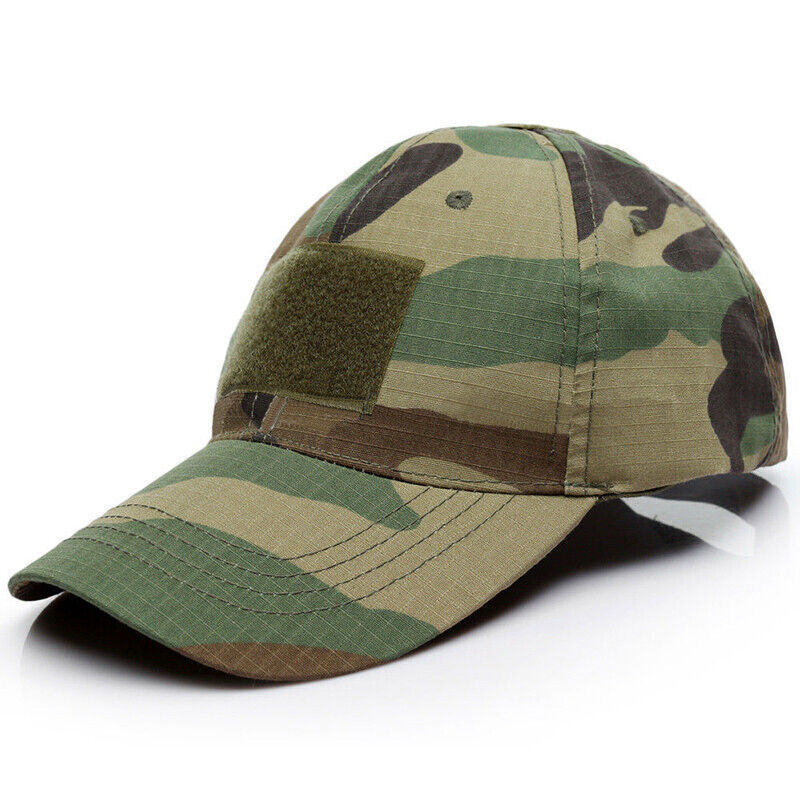 Mens Tactical Operator Visor Cap Military Contractor Army Patch Camo ...