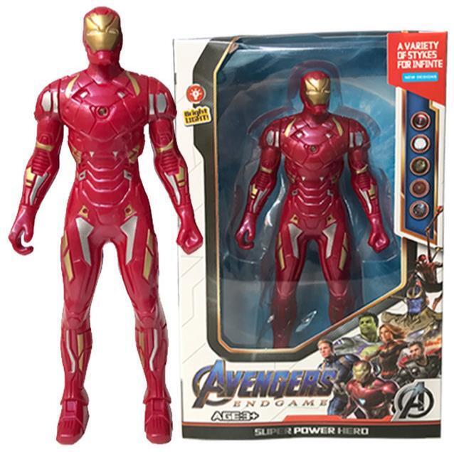 6pcs / lot Avengers 2 Hulk Spider-man Iron Man Figure Jouet
