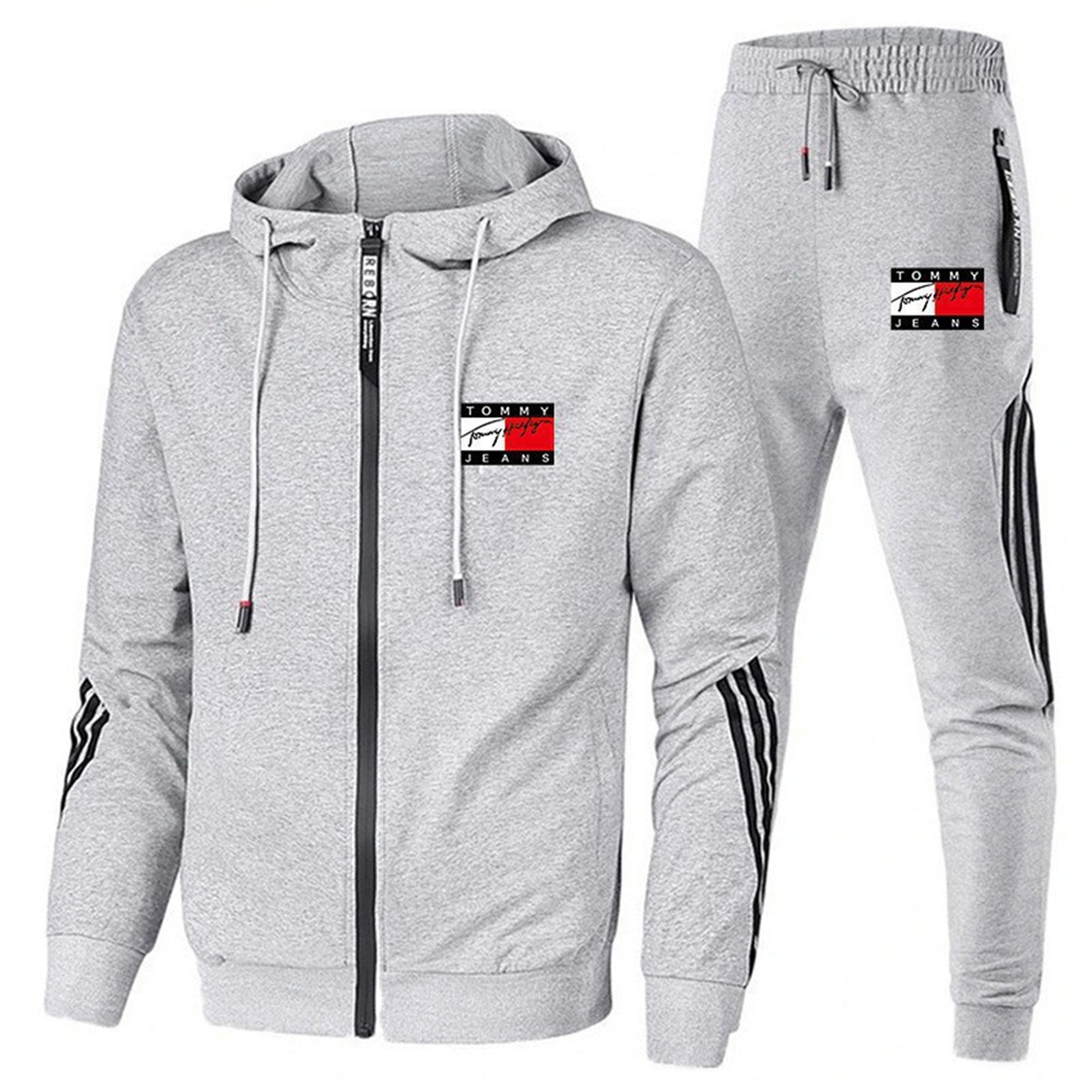 Tracksuit Bottoms Tommy Hilfiger Grey Tracksuit Mens Mens Clothing