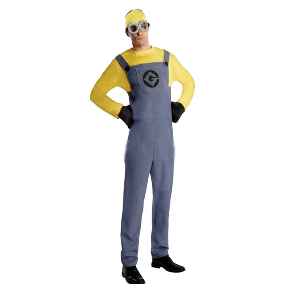 Erwachsene Kinder Minion Kostüme Karneval Fasching Overall / Kleider Outfits - Bild 11 von 14