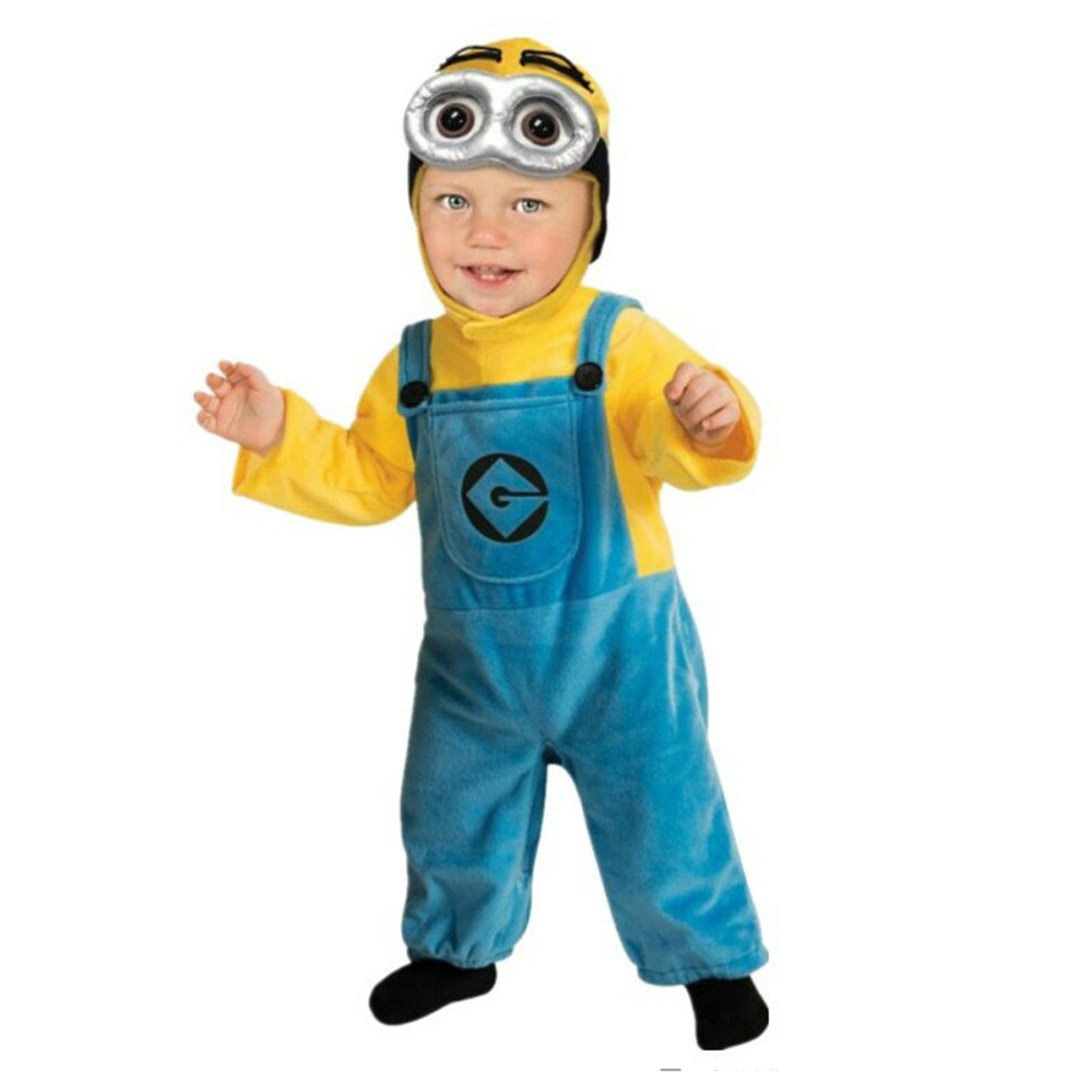 Erwachsene Kinder Minion Kostüme Karneval Fasching Overall / Kleider Outfits - Bild 13 von 14