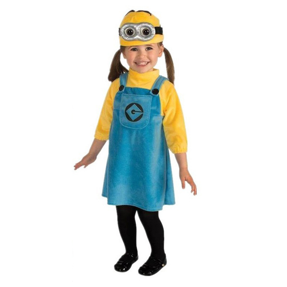 Erwachsene Kinder Minion Kostüme Karneval Fasching Overall / Kleider Outfits - Bild 14 von 14