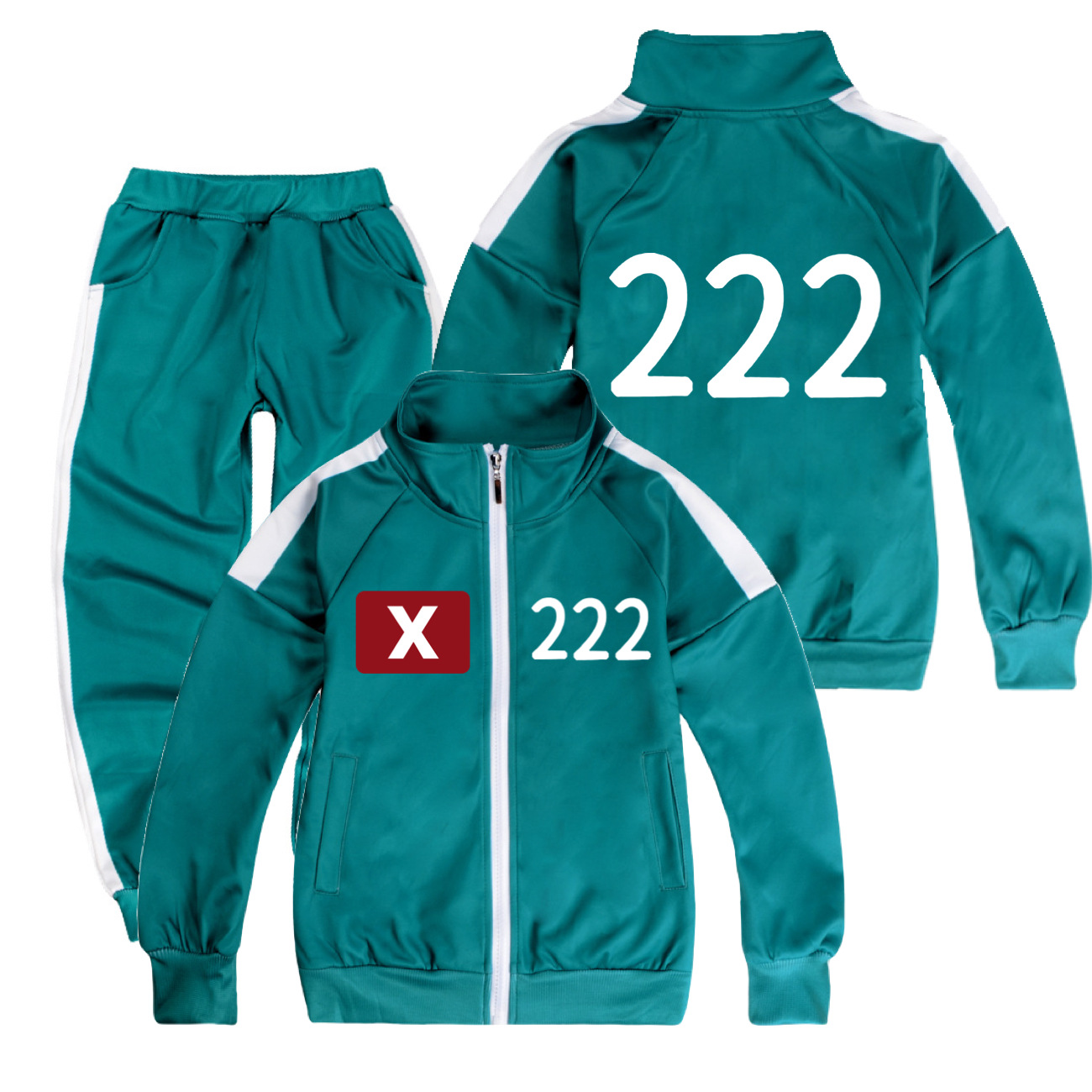 Kids Adult Squid Game2 Cosplay Costume T-Shirt/Jacket/Pants/Tracksuit/Jumpsuit - Picture 26 of 52