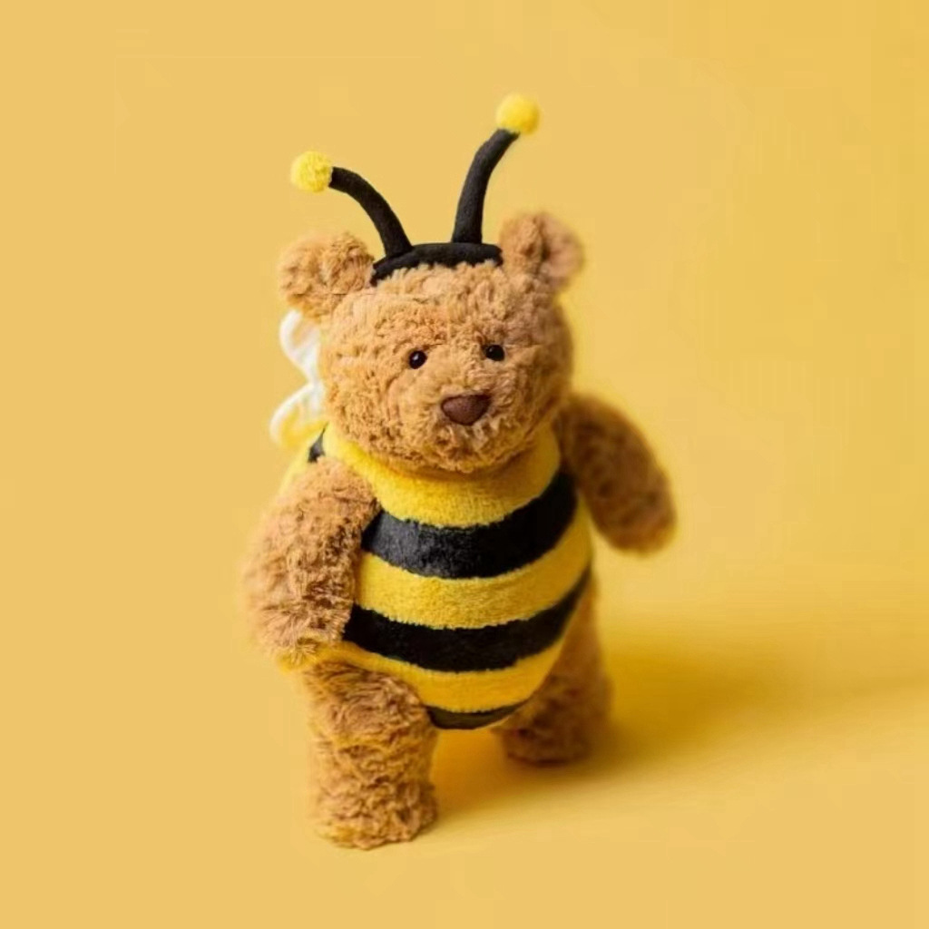  Bartholomew Bear ‘bumblebee’ Authentic Jellycat Bartholomew Bear 'Bumblebee' New With