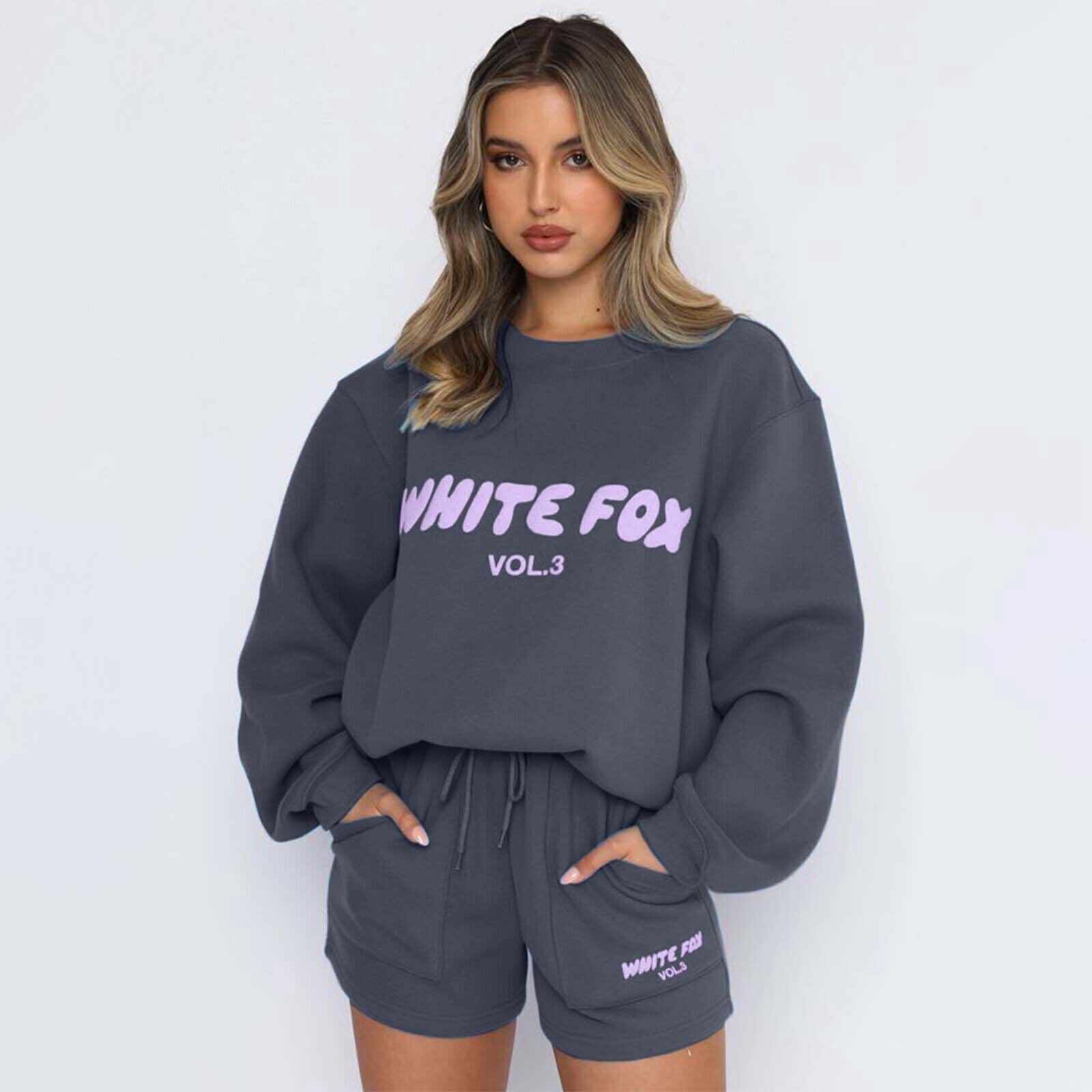 юWomen Casual Sweatsuit Tracksuit Set /Hoodies/Sweatshirt/T-Shirt Shorts Clothes