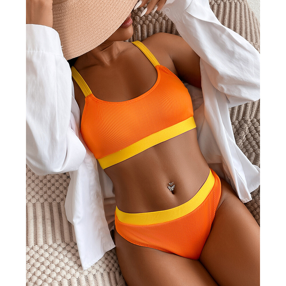 Push Up Bra Bikini Set For Womens Padded High Waisted Swimwear Swimsuit Summer❥