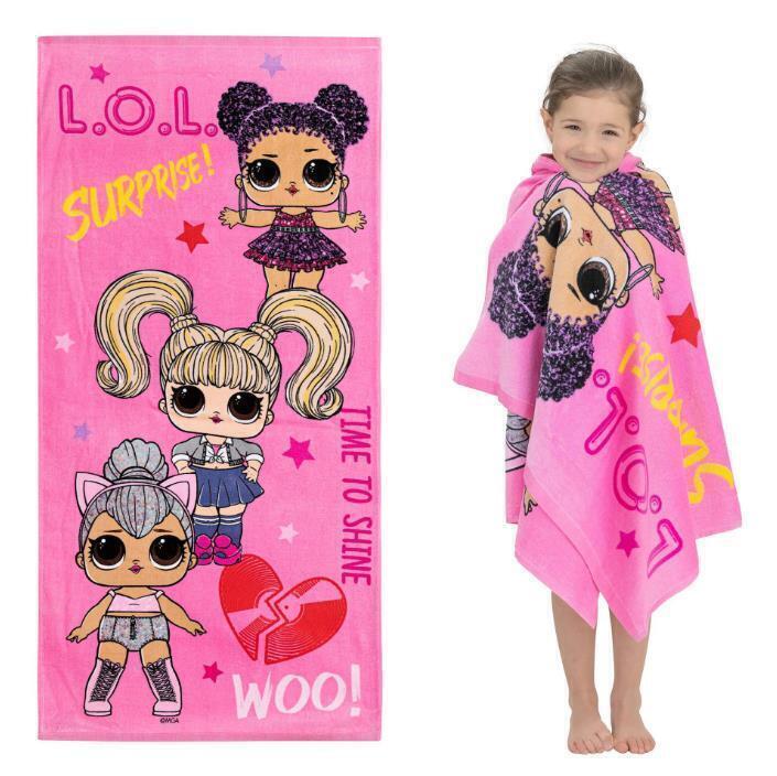 24x47" Cartoon Microfibre Swimming Towel Bath Beach for Toddler Kids Boy Girls▪
